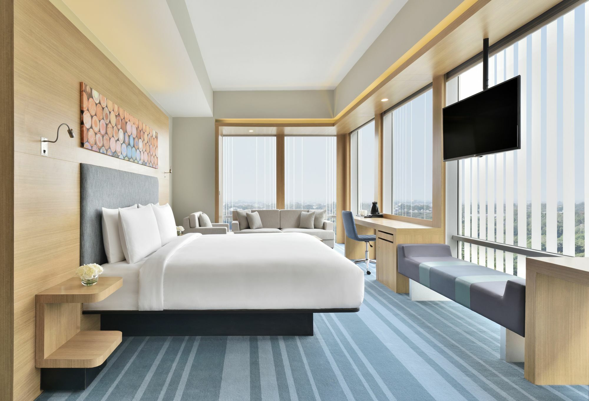 Aloft New Delhi Aerocity Exterior foto A room at the hotel